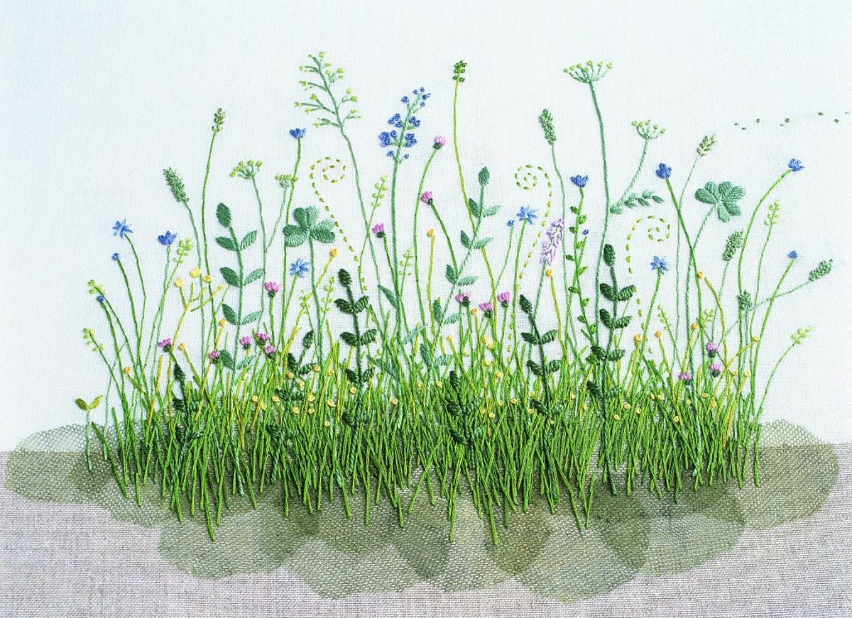 herbier brode kazuko aoki editions de saxe