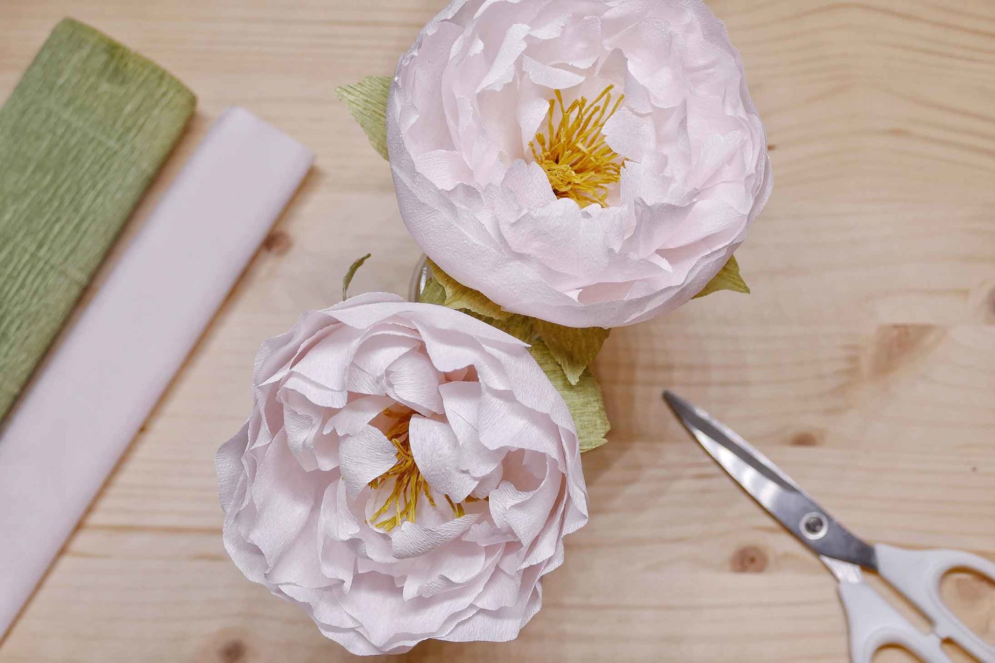 Comment Faire De Jolies Fleurs En Papier Cr Pon Tuto Diy Pivoine