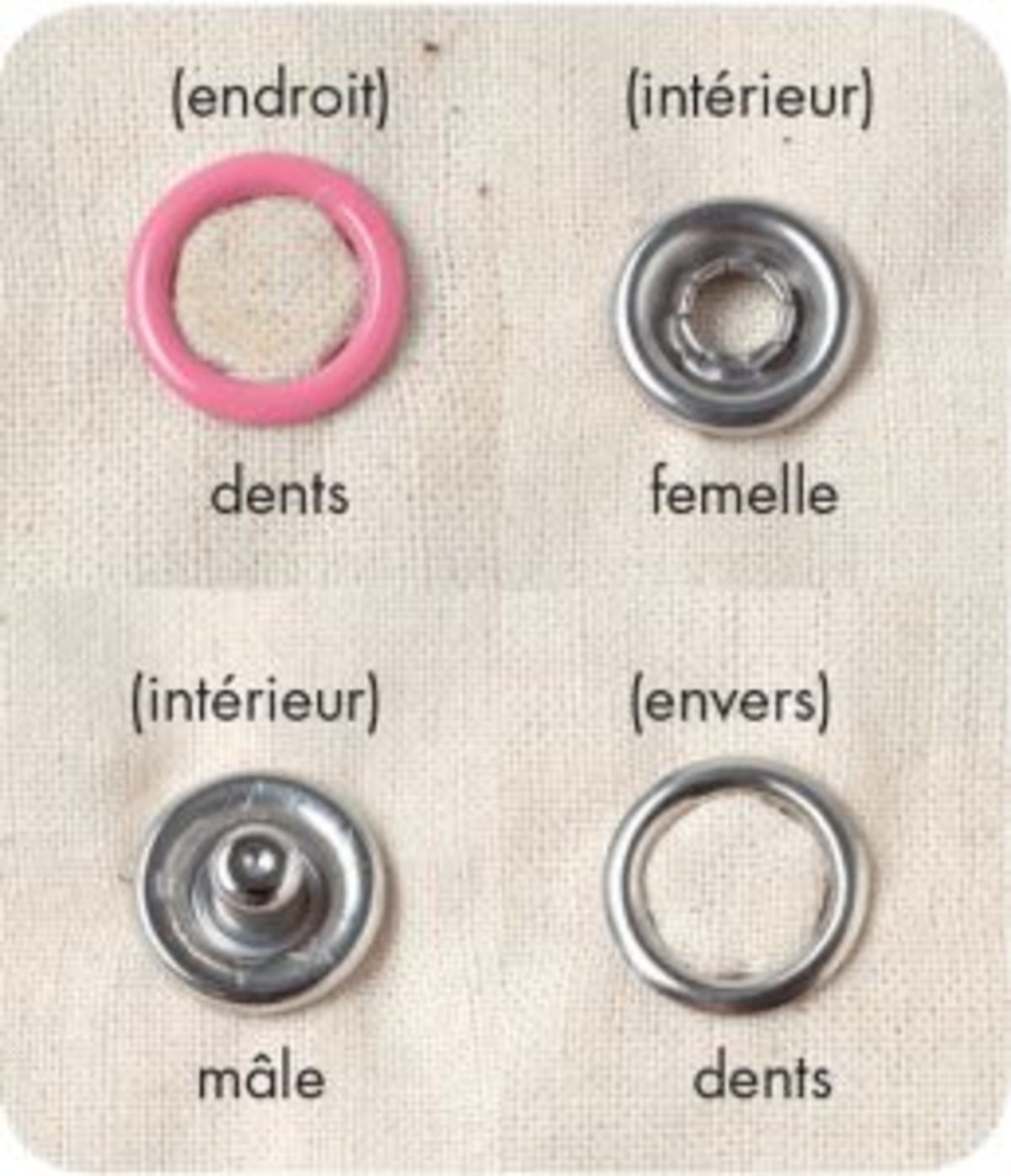 JALI254 tuto bouton-pression métallique