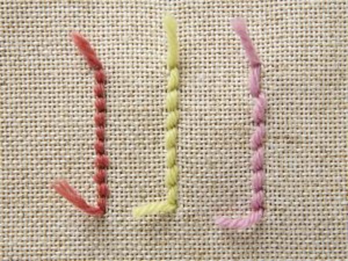 longueur des points punch needle