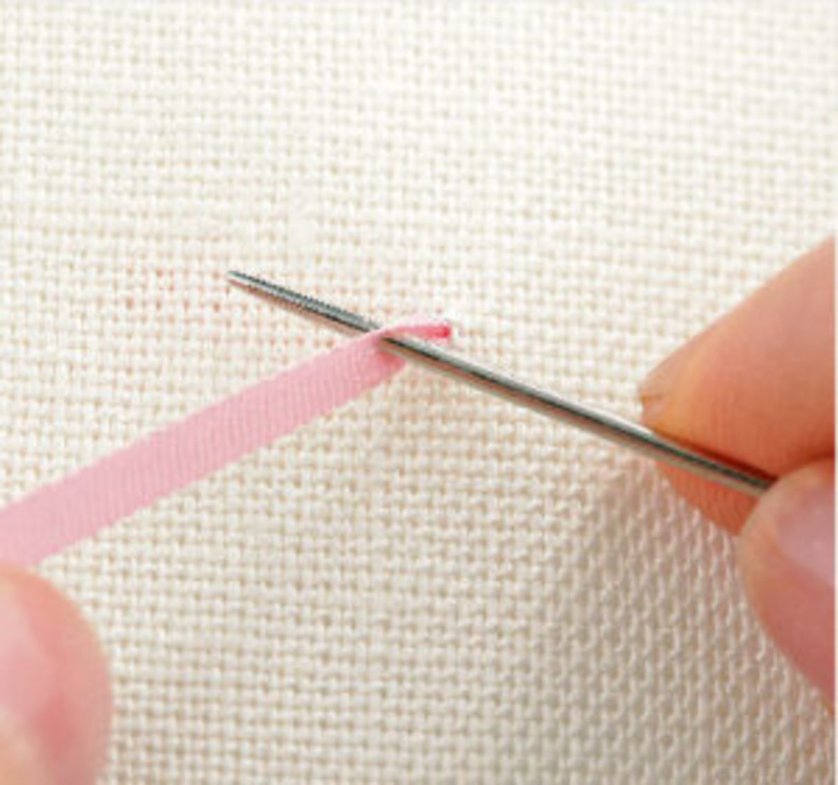tuto rose accordéon broderie au ruban