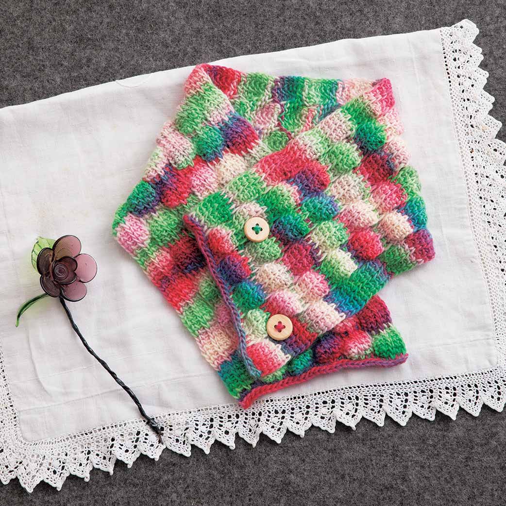 Crochet Fait Main Jolie Couverture Châle Afghan Sur Le Lit, Fait
