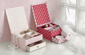 fabriquer une boite en carton diy boites à bijoux