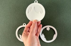 tuto boule de Noël décoration de Noël à fabriquer en papier