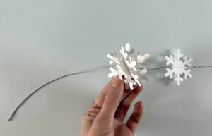 tuto guirlande de Noël décoration de Noël à fabriquer en papier