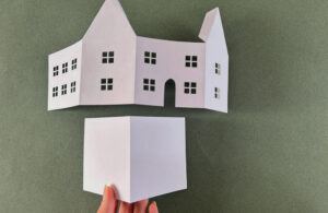 tuto photophore décoration de Noël à fabriquer en papier