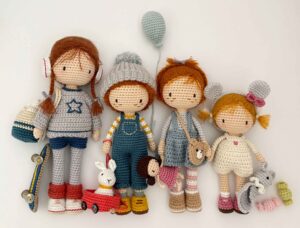 nouveau livre de lulu compotine enfants poupées à crocheter