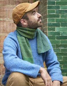 modèle tricot homme écharpe pull