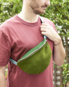 modèle tricot homme sac banane