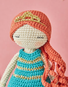 tuto diadème poupée princesse crochet